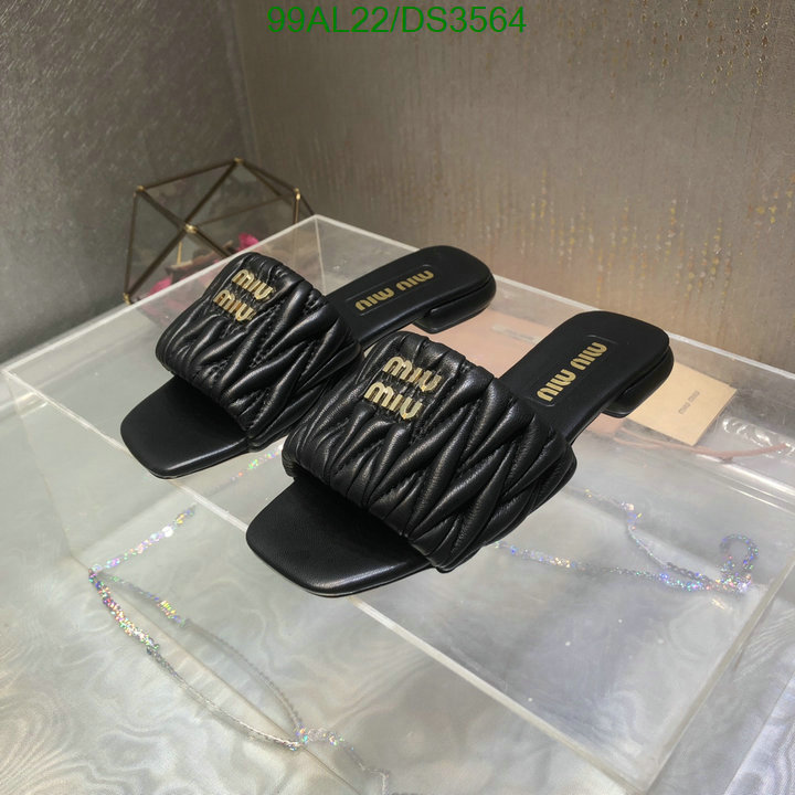 replica 2024 perfect luxury Sell High Replica MiuMiu ​Shoes Code: DS3564