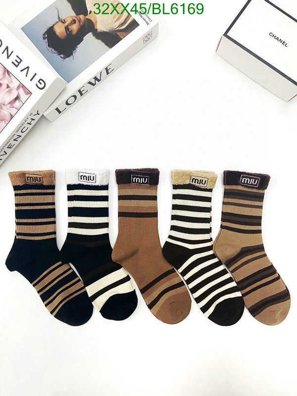 where to buy high quality 1:1 Quality Replica Miu Miu Socks Code: BL6169