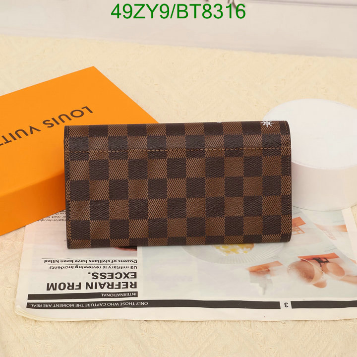 aaaaa Quality AAA+ Replica Louis Vuitton Wallet LV Code: BT8316