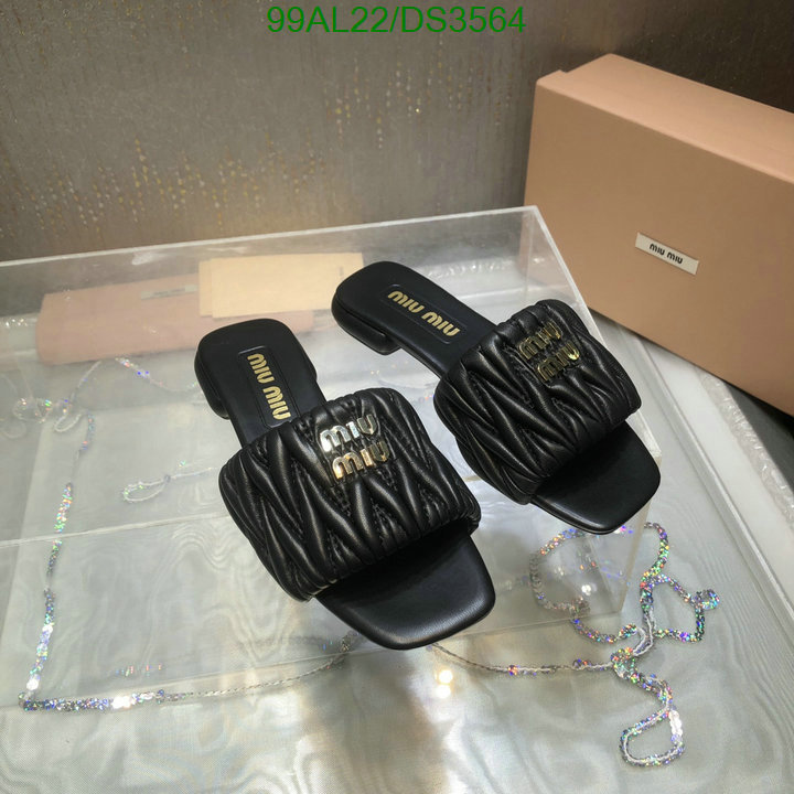 replica 2024 perfect luxury Sell High Replica MiuMiu ​Shoes Code: DS3564