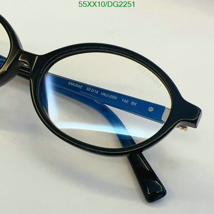 best replica 1:1 Luxury Replica MiuMiu Glasses Code: DG2251