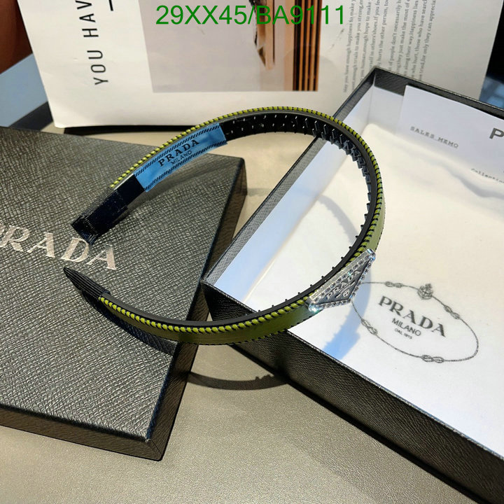 from china Luxury Replicas Prada Headband Code: BA9111