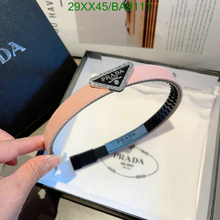 from china Luxury Replicas Prada Headband Code: BA9111