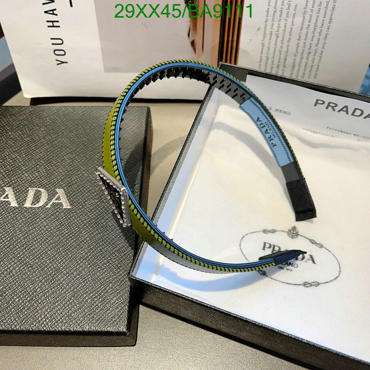 from china Luxury Replicas Prada Headband Code: BA9111