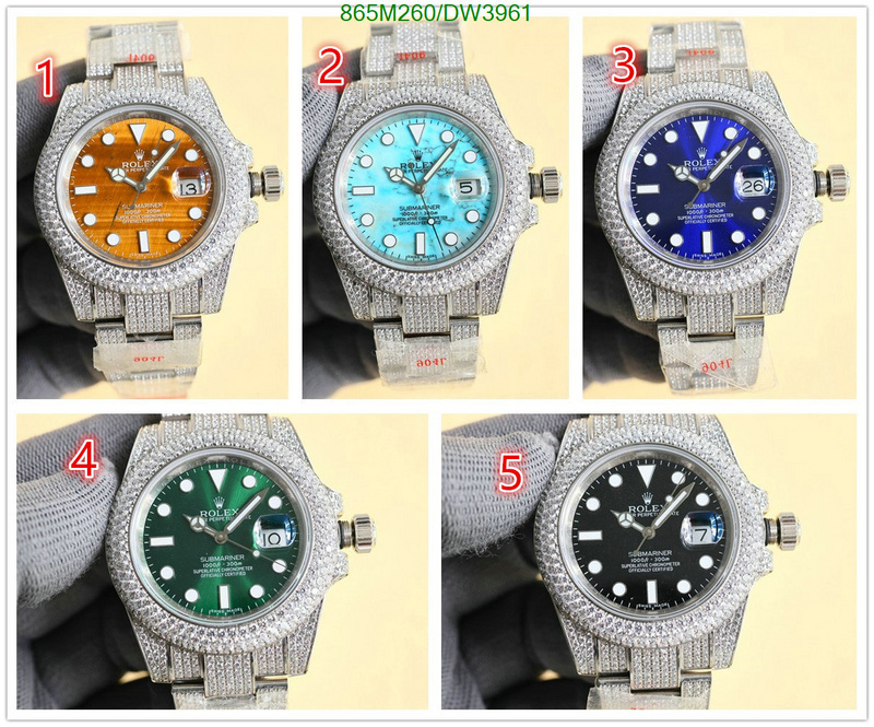 2024 luxury replicas Rolex Top quality Replica Watch Code: DW3961