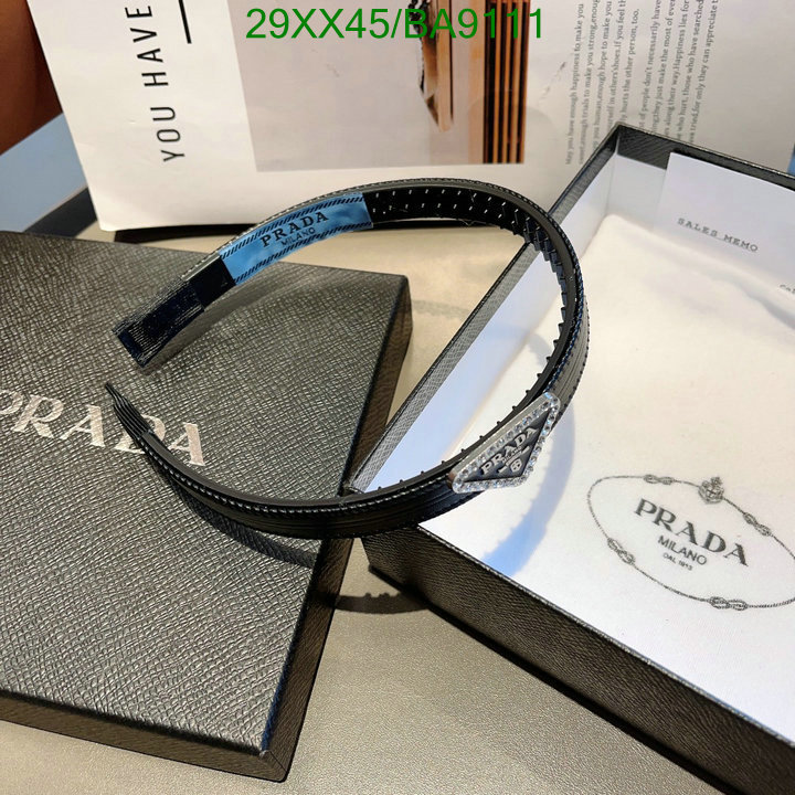 from china Luxury Replicas Prada Headband Code: BA9111