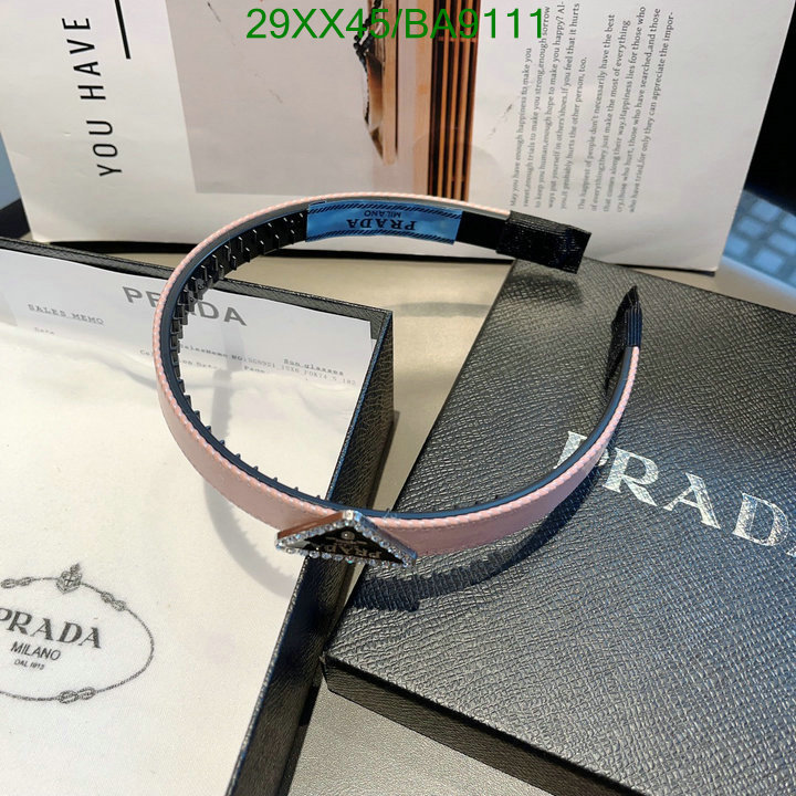 from china Luxury Replicas Prada Headband Code: BA9111