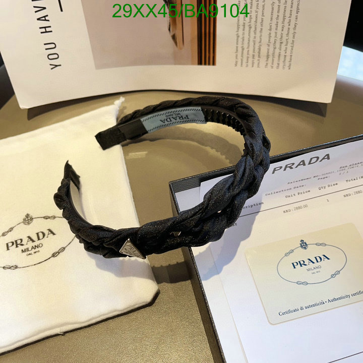 where can i find Luxury Replicas Prada Headband Code: BA9104