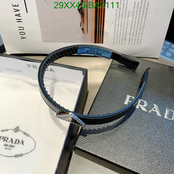 from china Luxury Replicas Prada Headband Code: BA9111