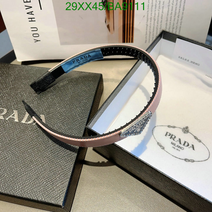 from china Luxury Replicas Prada Headband Code: BA9111