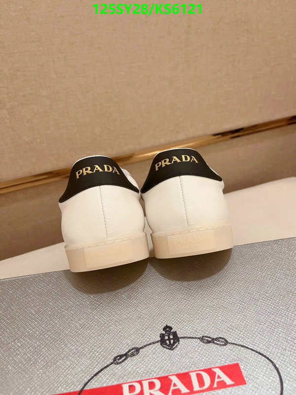 fake aaaaa Designer Fake Prada Men's Shoes Code: KS6121