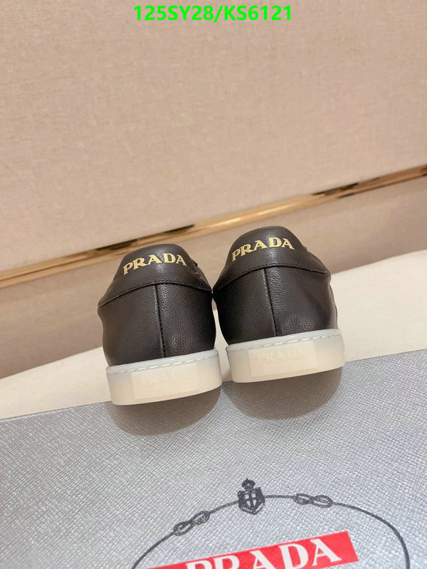 fake aaaaa Designer Fake Prada Men's Shoes Code: KS6121