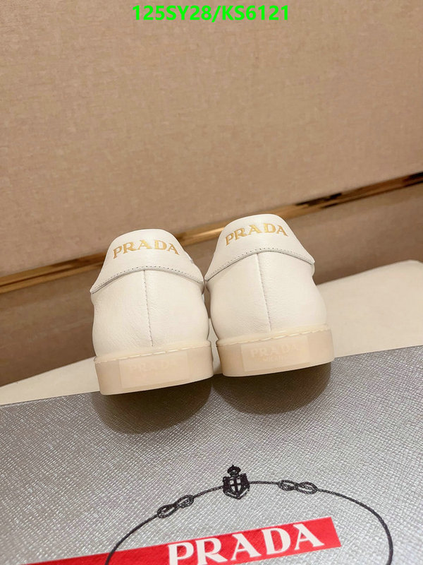 fake aaaaa Designer Fake Prada Men's Shoes Code: KS6121