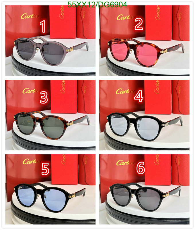 2024 aaaaa replica 1st copy Replica Online Cartier Glasses Code: DG6904