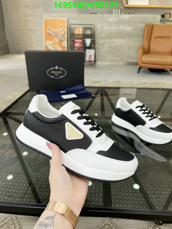 the best affordable Designer Fake Prada Men's Shoes Code: KS6123