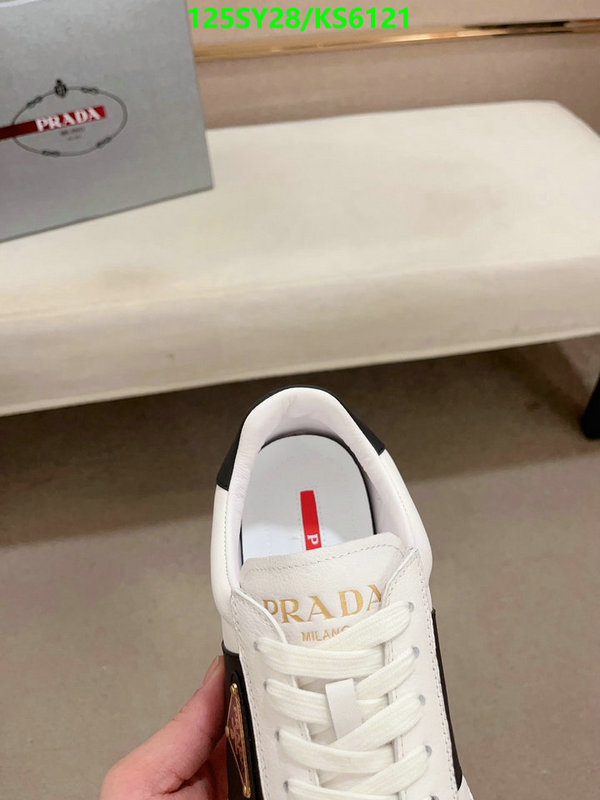 fake aaaaa Designer Fake Prada Men's Shoes Code: KS6121