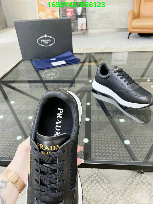 the best affordable Designer Fake Prada Men's Shoes Code: KS6123