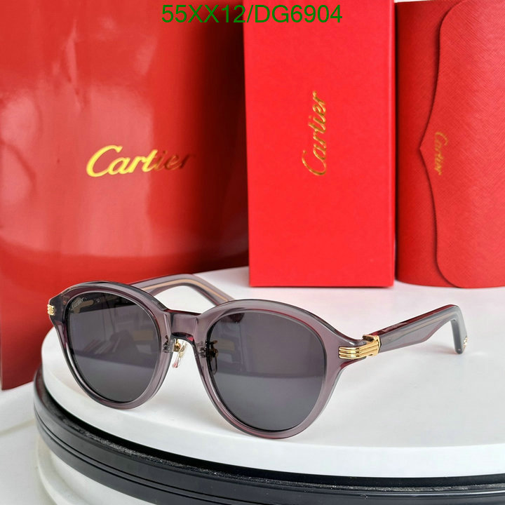 2024 aaaaa replica 1st copy Replica Online Cartier Glasses Code: DG6904