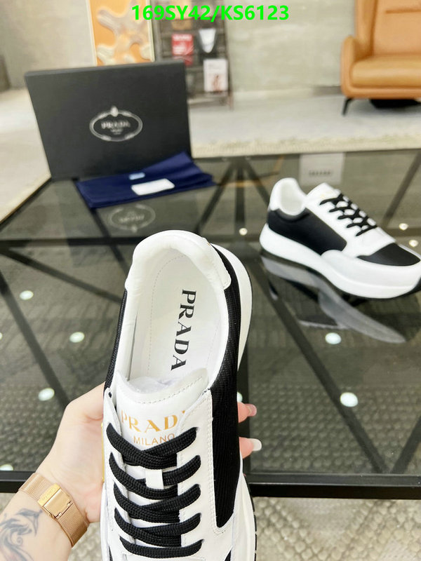 the best affordable Designer Fake Prada Men's Shoes Code: KS6123