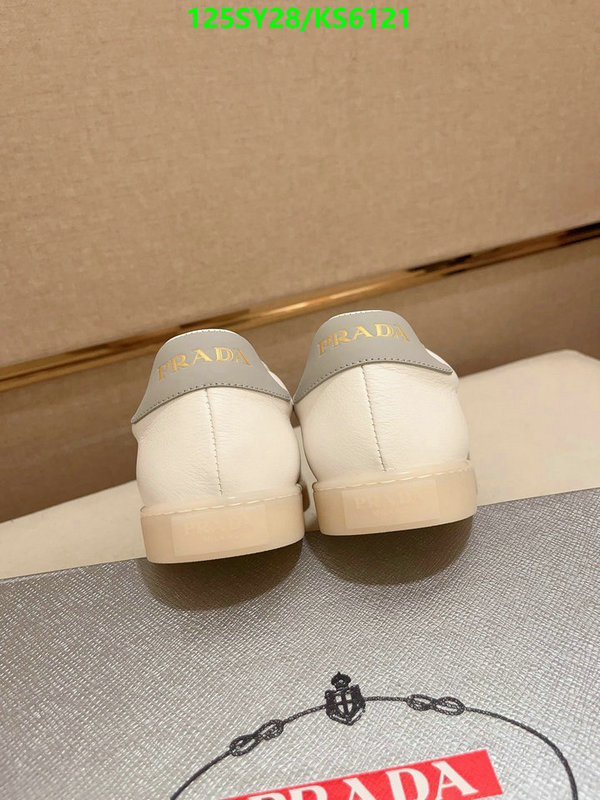 fake aaaaa Designer Fake Prada Men's Shoes Code: KS6121