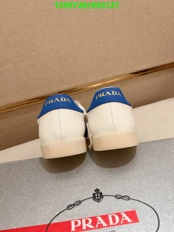 fake aaaaa Designer Fake Prada Men's Shoes Code: KS6121