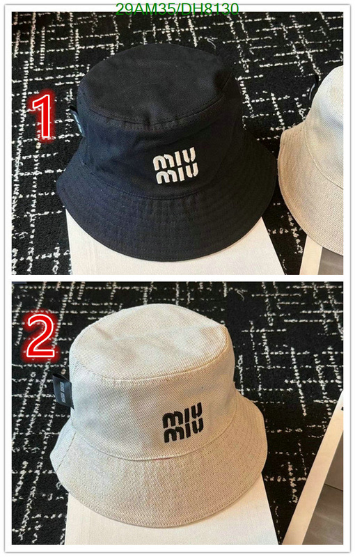 wholesale replica shop MiuMiu Perfect Replica Cap Code: DH8130