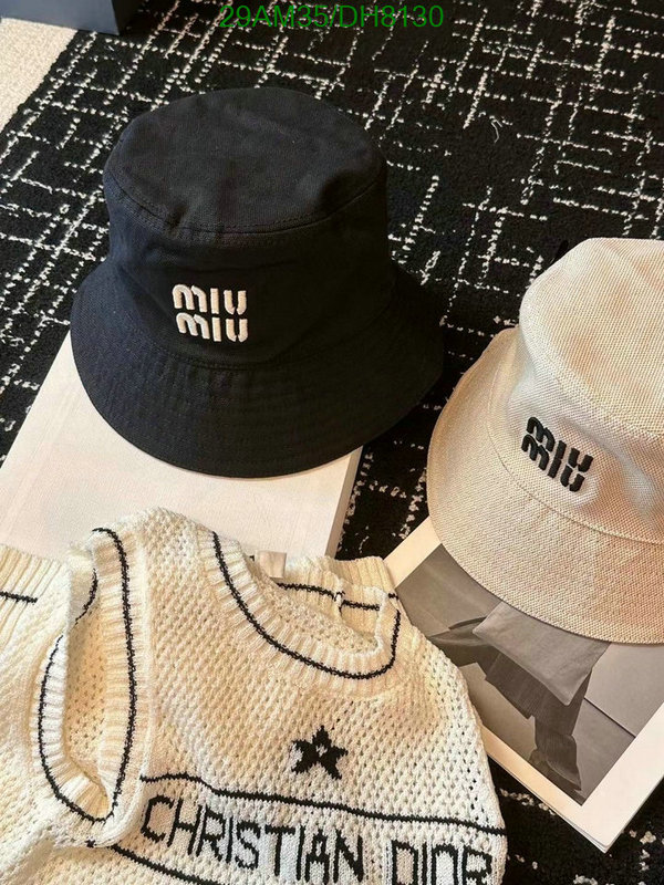 wholesale replica shop MiuMiu Perfect Replica Cap Code: DH8130