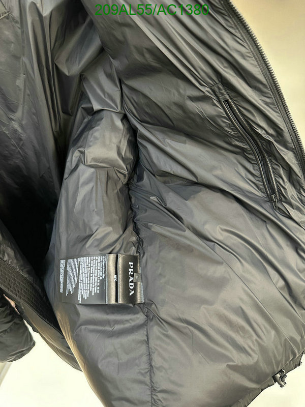 best replica quality Prada Fake Designer Down Jacket Men Code: AC1380