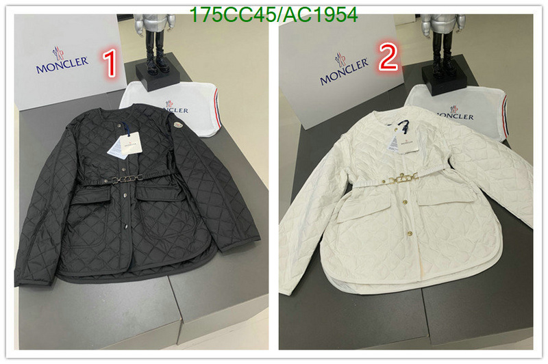 best YUPOO-Moncler Fake Down Jacket Women Code: AC1954