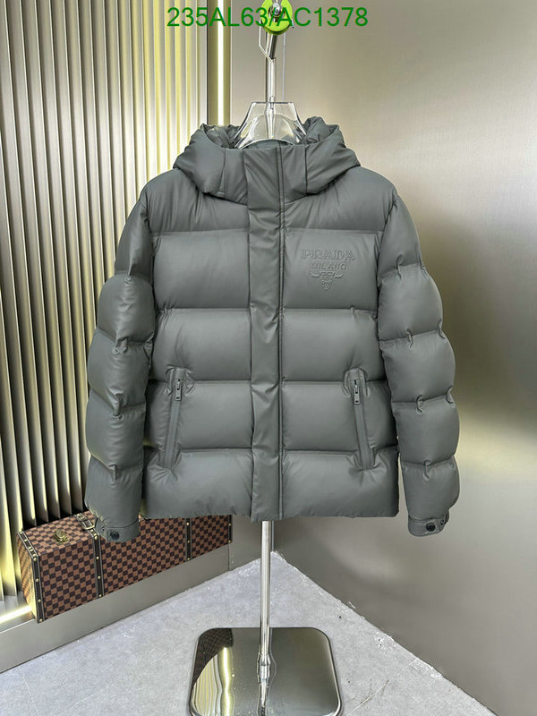 1:1 clone Prada Fake Designer Down Jacket Men Code: AC1378