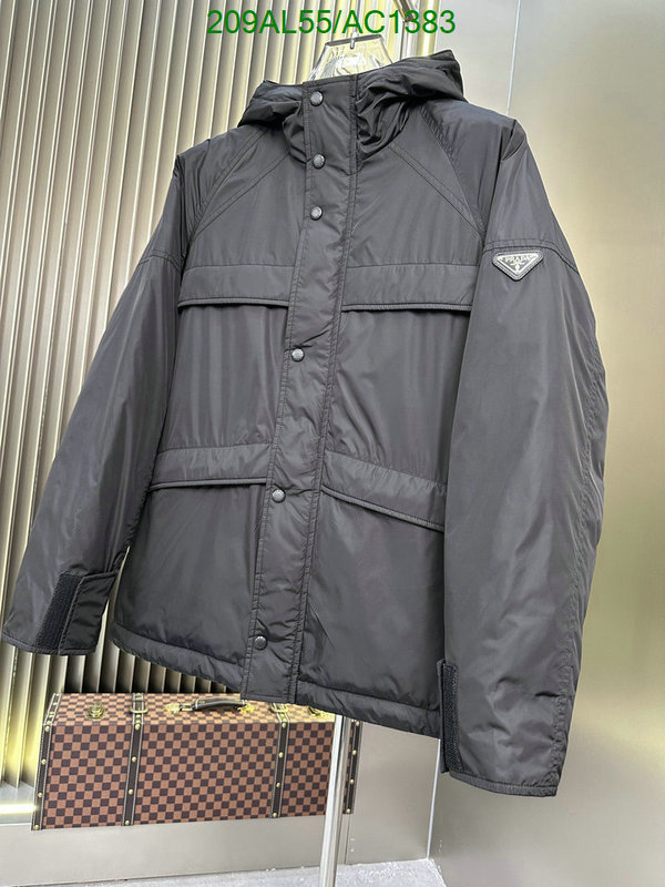 online from china Prada Fake Designer Down Jacket Men Code: AC1383