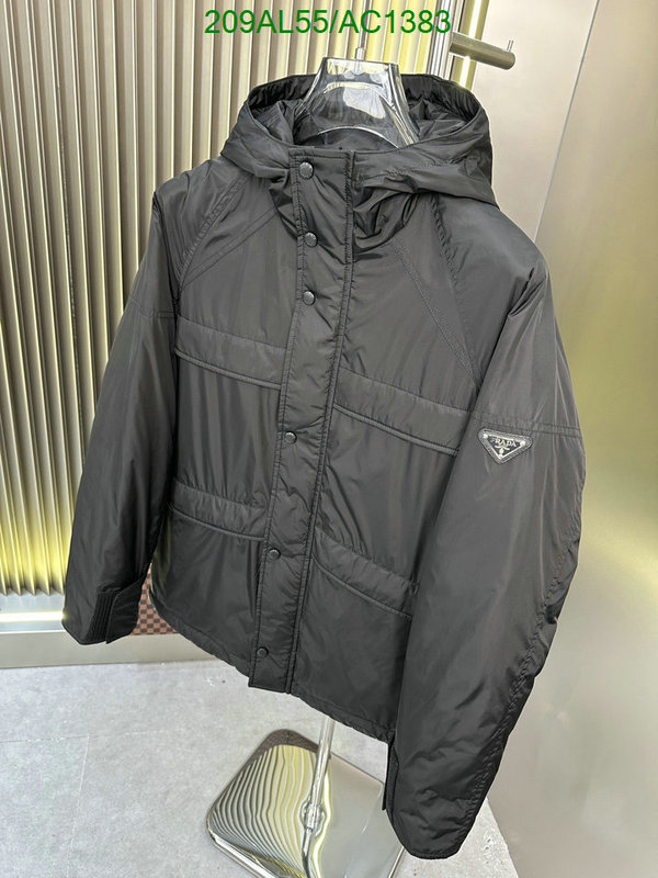 online from china Prada Fake Designer Down Jacket Men Code: AC1383