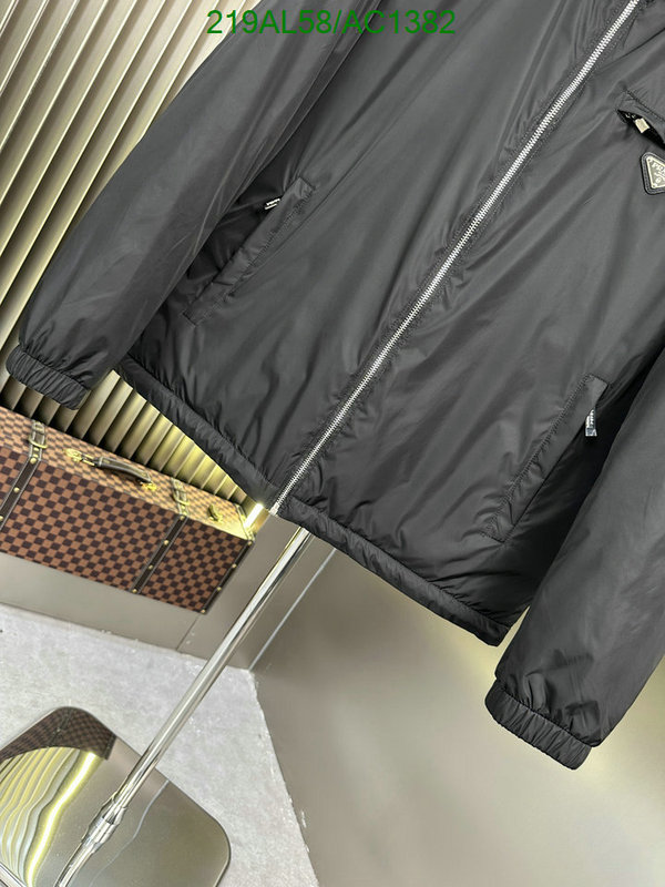 top quality fake Prada Fake Designer Down Jacket Men Code: AC1382