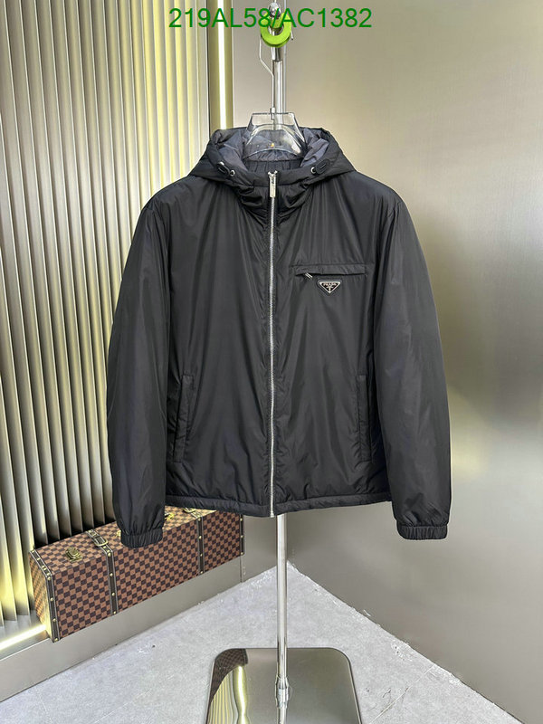 top quality fake Prada Fake Designer Down Jacket Men Code: AC1382