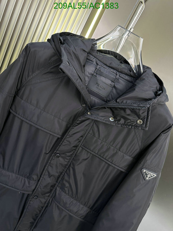 online from china Prada Fake Designer Down Jacket Men Code: AC1383