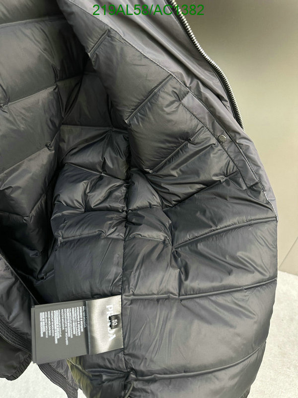 top quality fake Prada Fake Designer Down Jacket Men Code: AC1382