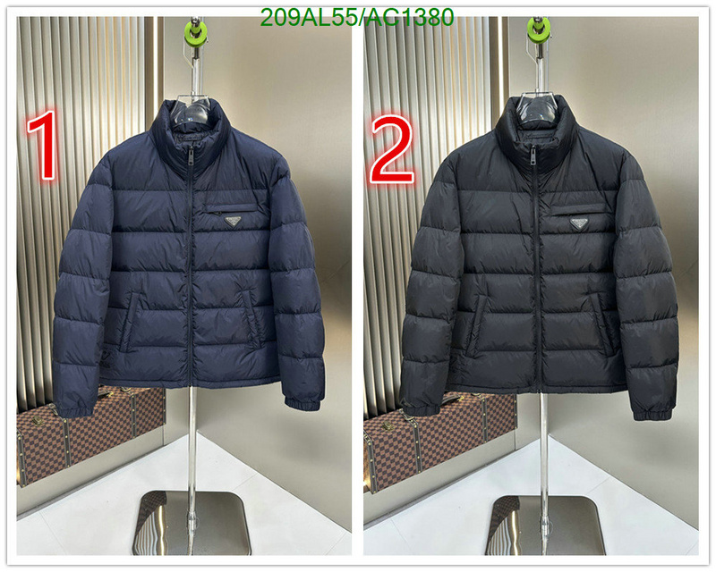 best replica quality Prada Fake Designer Down Jacket Men Code: AC1380