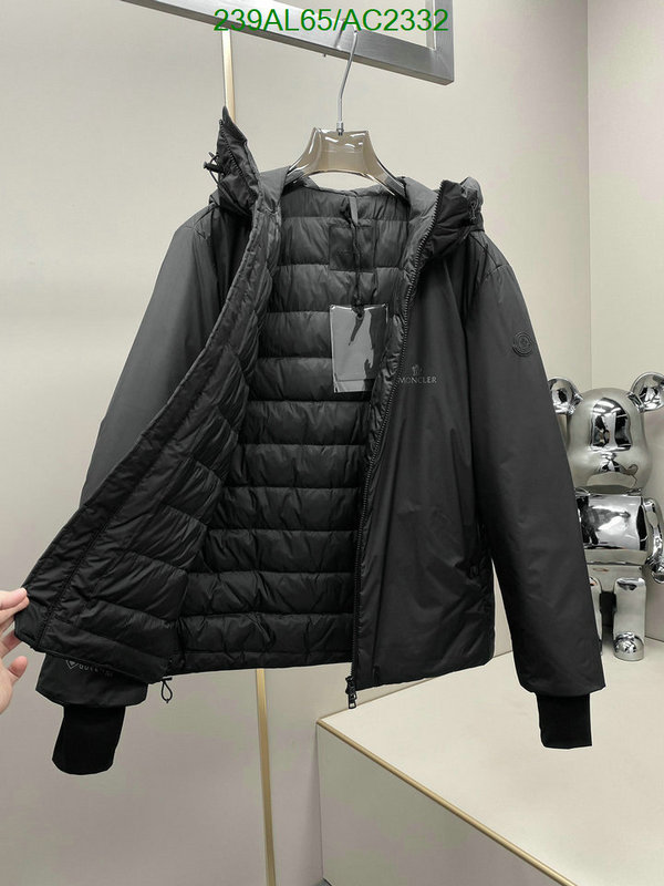 luxury 7 star replica Moncler 1:1 Replica Down Jacket Men Code: AC2332