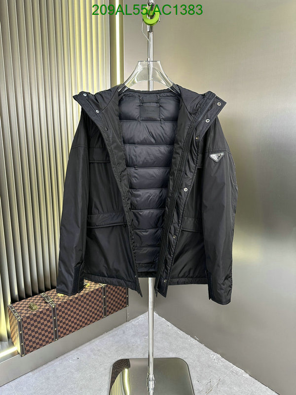 online from china Prada Fake Designer Down Jacket Men Code: AC1383