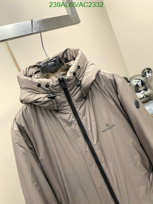 luxury 7 star replica Moncler 1:1 Replica Down Jacket Men Code: AC2332