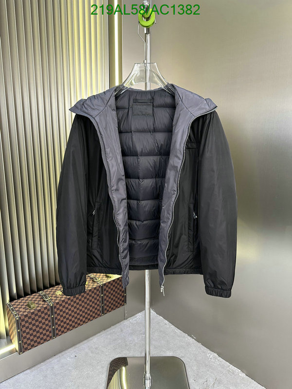 top quality fake Prada Fake Designer Down Jacket Men Code: AC1382