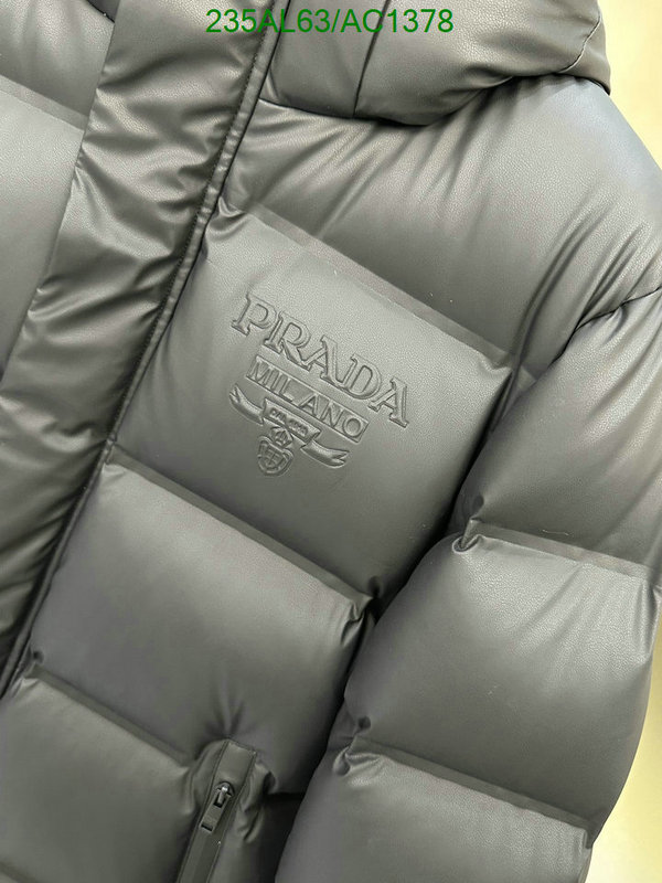 1:1 clone Prada Fake Designer Down Jacket Men Code: AC1378