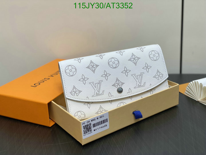 aaaaa+ replica Louis Vuitton Best Replica Wallet LV Code: AT3352