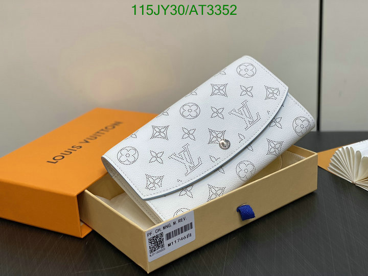 aaaaa+ replica Louis Vuitton Best Replica Wallet LV Code: AT3352