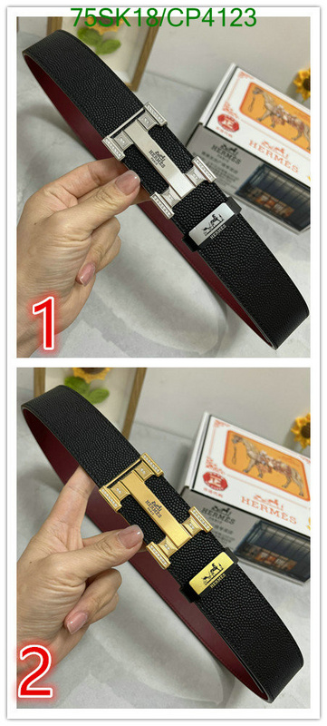 designer wholesale replica YUPOO-Flawless Replica Hermès Belt Code: CP4123