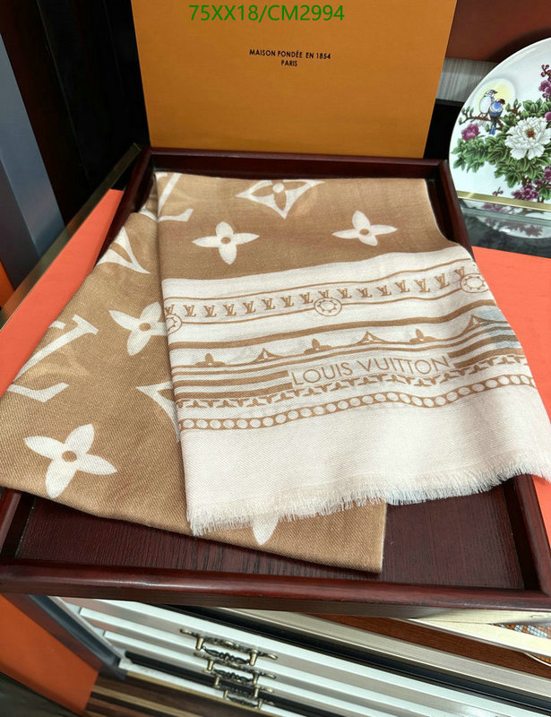 exclusive cheap YUPOO-Louis Vuitton Best Scarf LV Code: CM2994