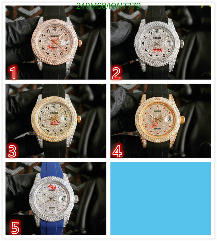 find replica YUPOO-1:1 Replica Top Rolex Watch Code: KW7779