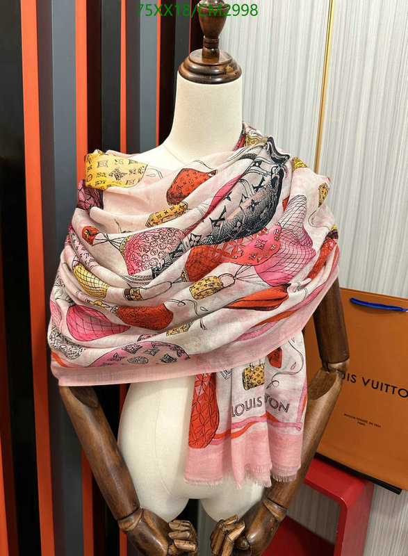 top quality designer replica YUPOO-Louis Vuitton Best Scarf LV Code: CM2998