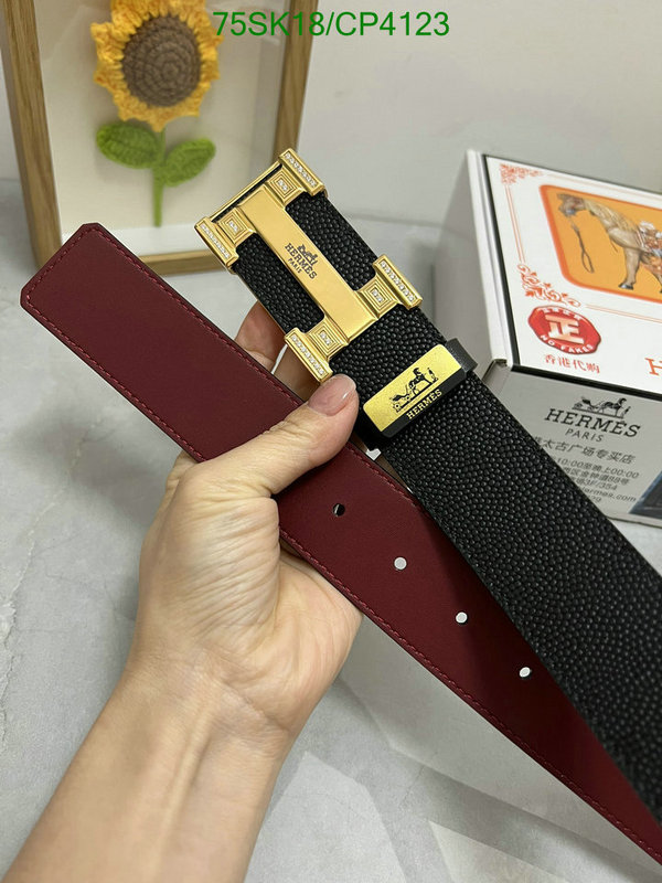 designer wholesale replica YUPOO-Flawless Replica Hermès Belt Code: CP4123