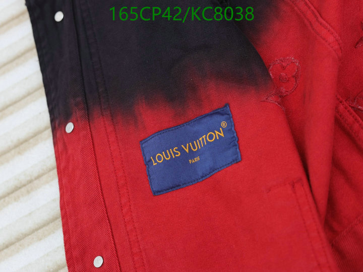 top quality website YUPOO-Louis Vuitton Best High Replica Clothing LV Code: KC8038